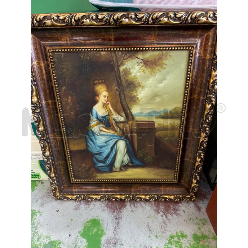 QUADRO DIPINTO NOBILDONNA 81 X72 | Mercatino dell'Usato Chivasso 1