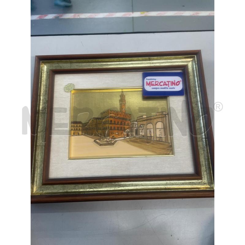 QUADRO LAMINA ORO FIRENZE  | Mercatino dell'Usato Chivasso 1
