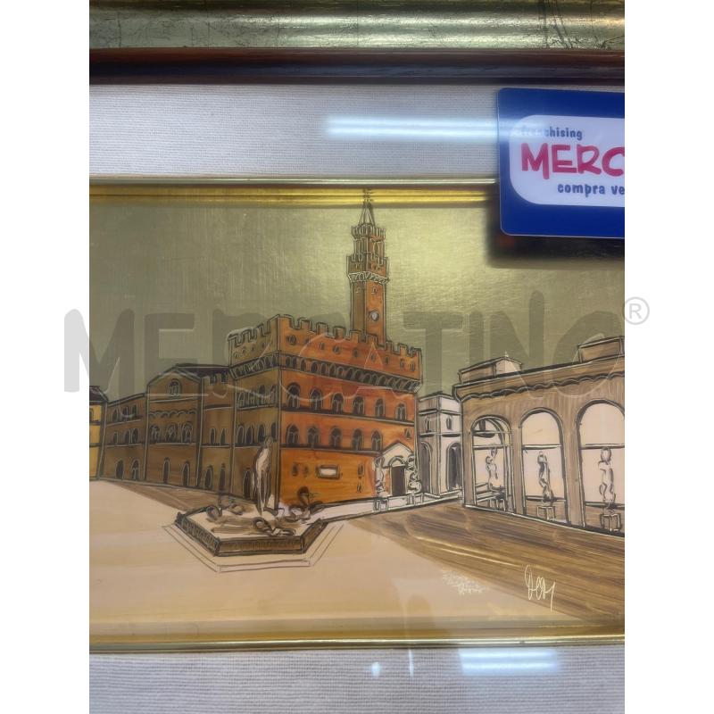 QUADRO LAMINA ORO FIRENZE  | Mercatino dell'Usato Chivasso 2