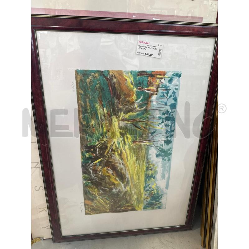 QUADRO MICHELE LANZO L'ARATURA  | Mercatino dell'Usato Chivasso 1