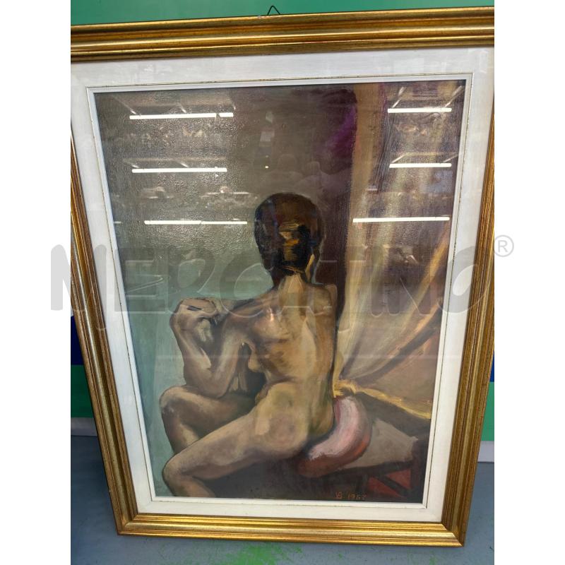 QUADRO OLIO SU TELA NUDO DI DONA B 1967 | Mercatino dell'Usato Chivasso 1