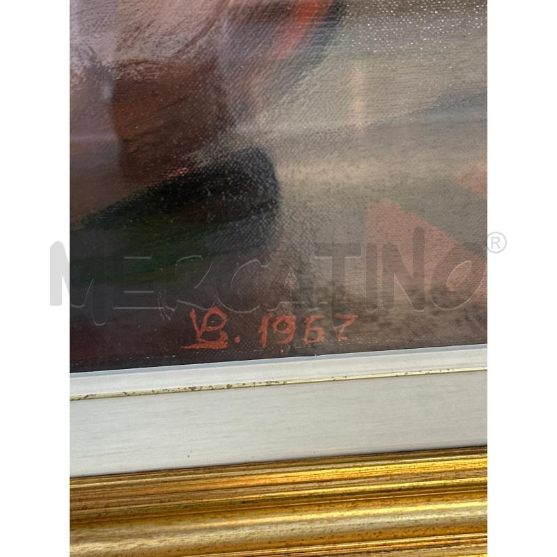 QUADRO OLIO SU TELA NUDO DI DONA B 1967 | Mercatino dell'Usato Chivasso 2