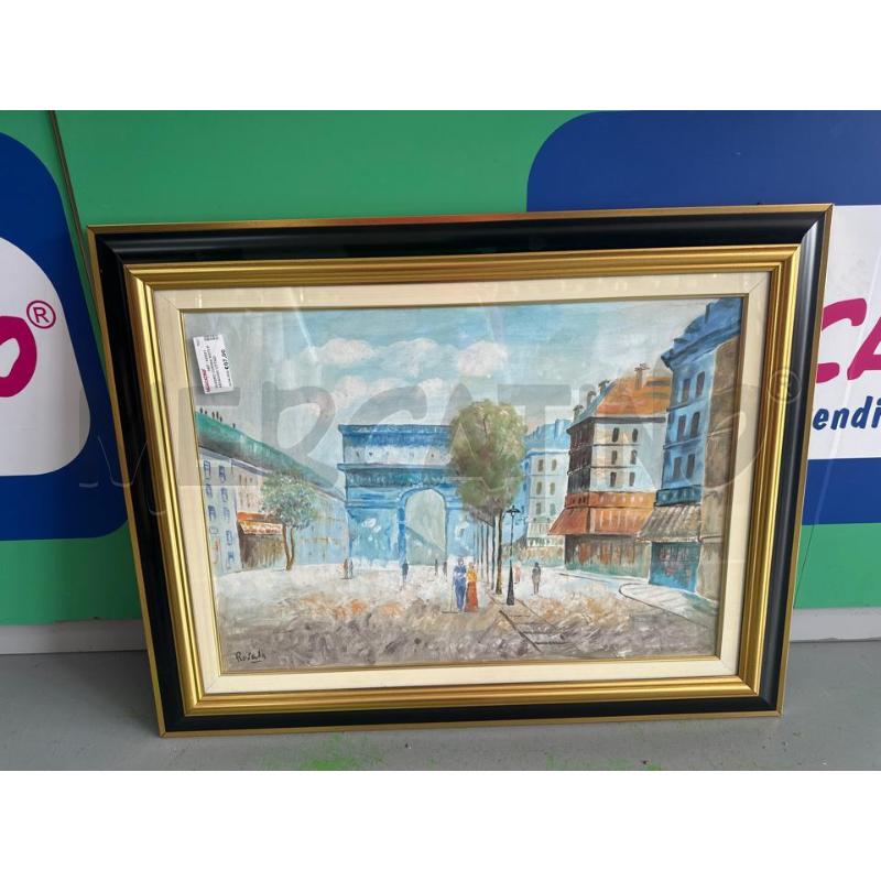 QUADRO OVENDA 90X70 PAESAGGIO CITTADINO PORTA  | Mercatino dell'Usato Chivasso 1