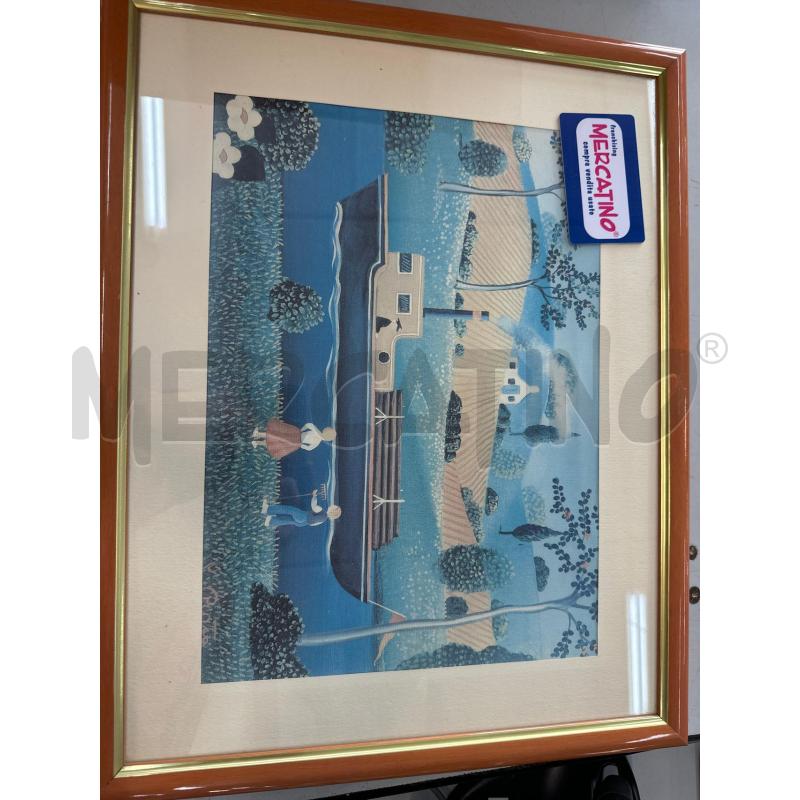QUADRO STAMPA NAIF CAD 1 DISP 2 L PRATO  | Mercatino dell'Usato Chivasso 2