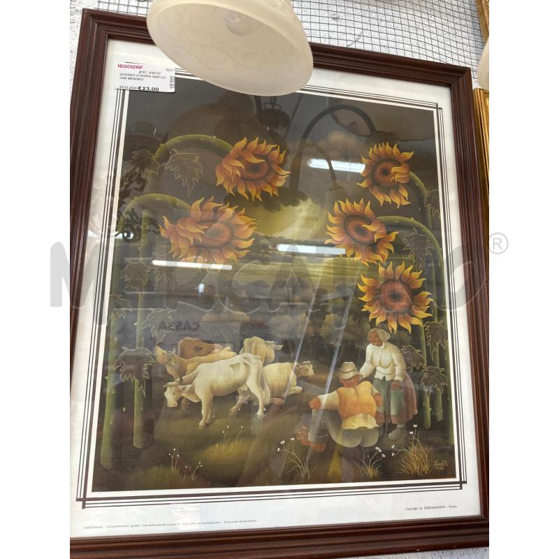 QUADRO STAMPA NAIF LOVAK BRANKO  | Mercatino dell'Usato Chivasso 1