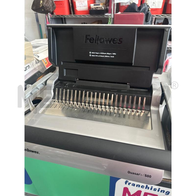 RILEGATRICE FELLOWES QUASAR 500 | Mercatino dell'Usato Chivasso 2