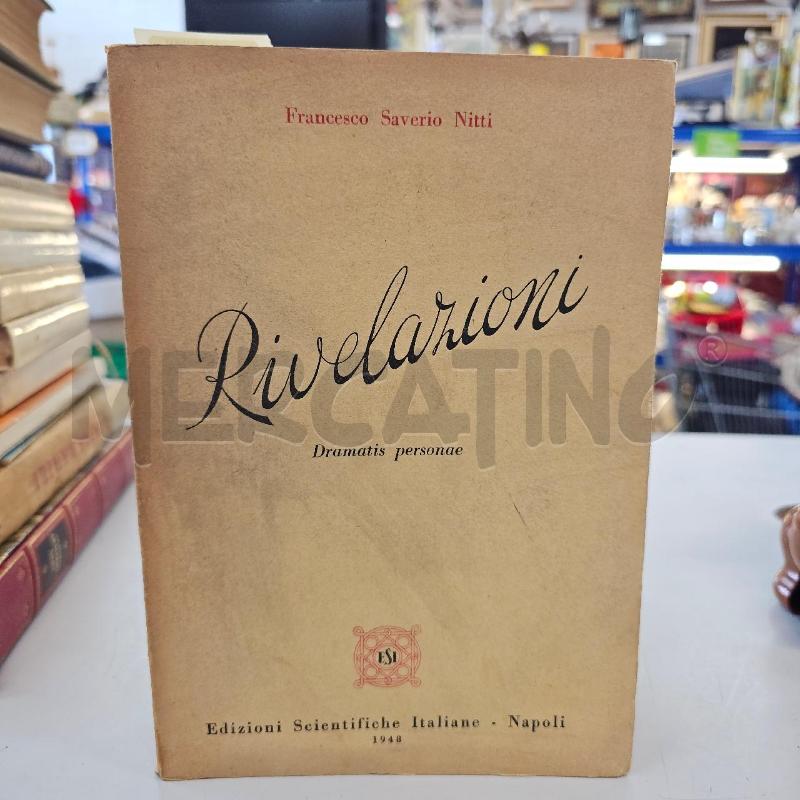 RIVELAZIONI 1948 DRAMATIS PERSONAE  | Mercatino dell'Usato Chivasso 1
