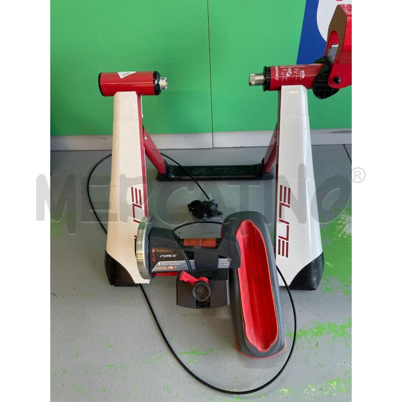RULLO PER BICI ELITE BIANCO ROSSO  | Mercatino dell'Usato Chivasso 1