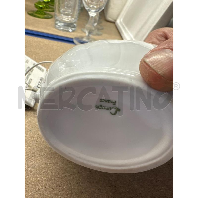 SALSIERA LIMOGES BIANCA LAVORATA  | Mercatino dell'Usato Chivasso 2