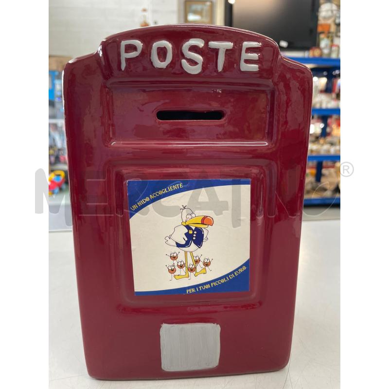 SALVADANAIO POSTE ROSSO  | Mercatino dell'Usato Chivasso 1