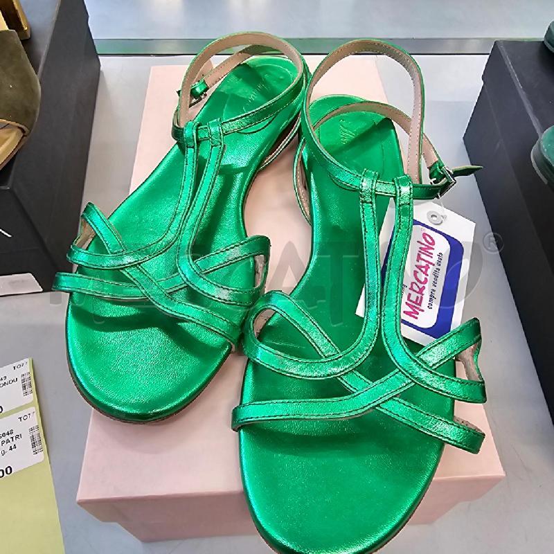 SANDALI DONNA ANNA  F VERDE CANGIANTE | Mercatino dell'Usato Chivasso 1