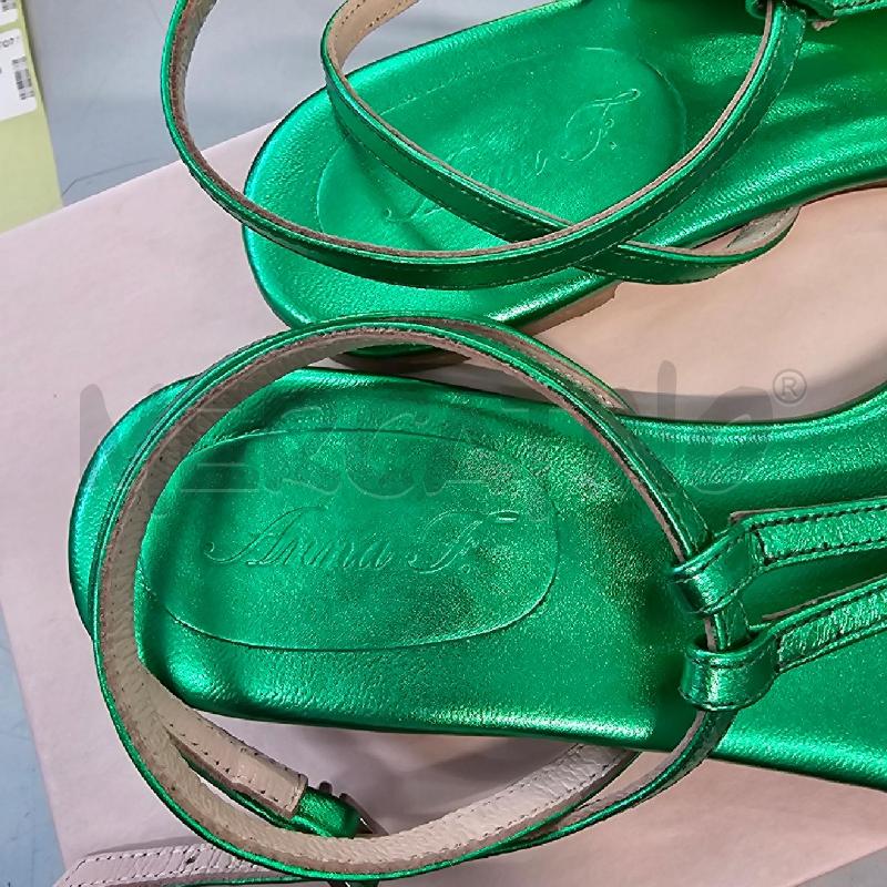 SANDALI DONNA ANNA  F VERDE CANGIANTE | Mercatino dell'Usato Chivasso 2