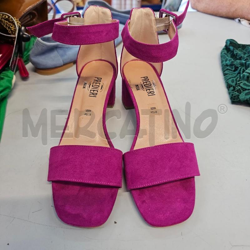 SANDALI DONNA PREDIERI CICLAMINO TAZZO | Mercatino dell'Usato Chivasso 1