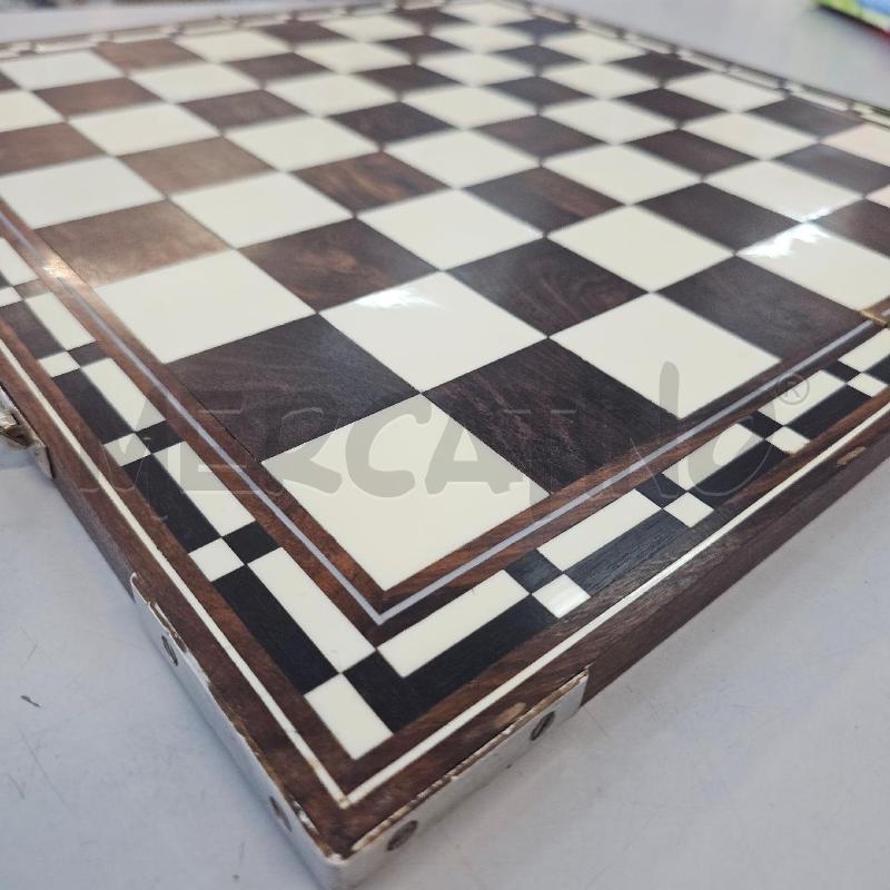 SCACCHIERA IN LEGNO PIEGHEVOLE  | Mercatino dell'Usato Chivasso 2
