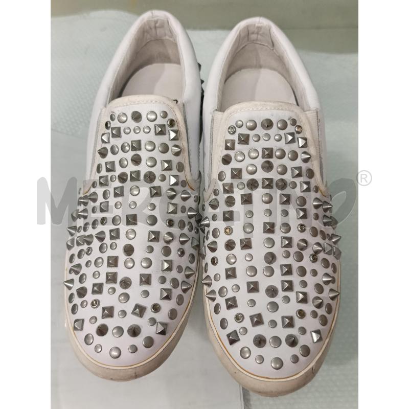 SCARPE DONNA BIANCHE BORCHIE ASH | Mercatino dell'Usato Chivasso 1