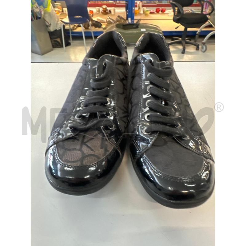 SCARPE DONNA CALVIN KLEIN VERNICE NERE LOGO  | Mercatino dell'Usato Chivasso 2