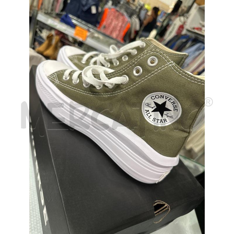 SCARPE DONNA CONVERSE NUOVE VERDI BIANCHE  | Mercatino dell'Usato Chivasso 1