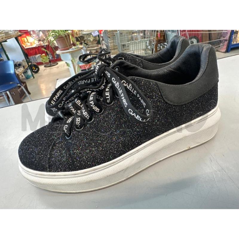 SCARPE DONNA GAELLE LUREX NERE SUOLA BIANCA  | Mercatino dell'Usato Chivasso 1