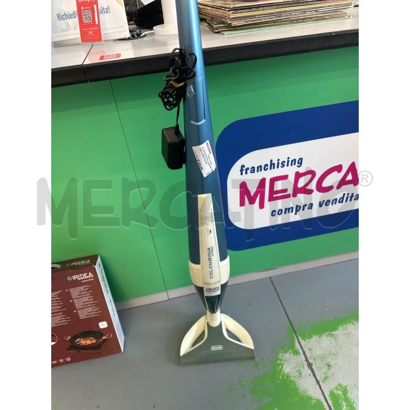 SCOPA ELETTRICA DELONGHI CORDLESS BIANCA BLU  | Mercatino dell'Usato Chivasso 1