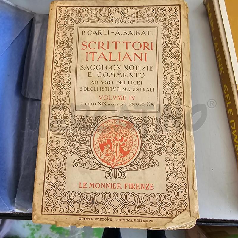 SCRITTORI ITALIANI 1940 | Mercatino dell'Usato Chivasso 1