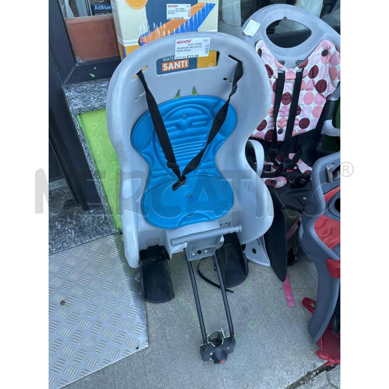 SEGGIOLINO BICI POSTERIORE GRIGIO | Mercatino dell'Usato Chivasso 1