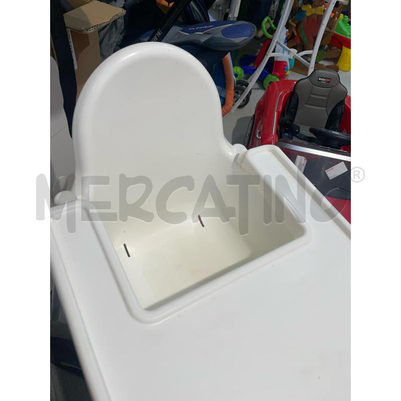 SEGGIOLINO IKEA BIANCO  | Mercatino dell'Usato Chivasso 2