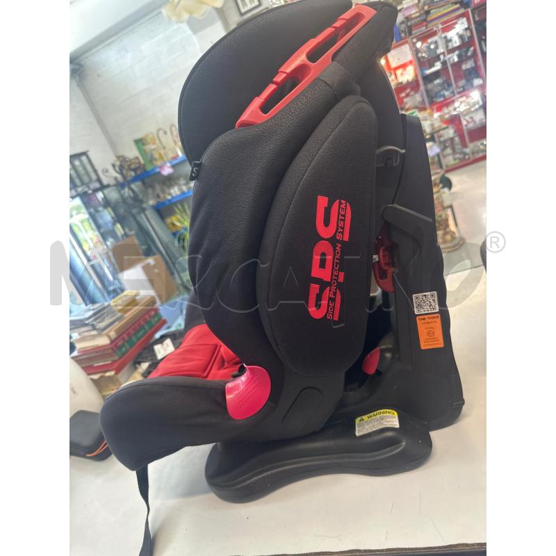 SEGGIOLONE AUTO BE COOL GRUPPO 1/2/3 R ROSSO NERO  | Mercatino dell'Usato Chivasso 2