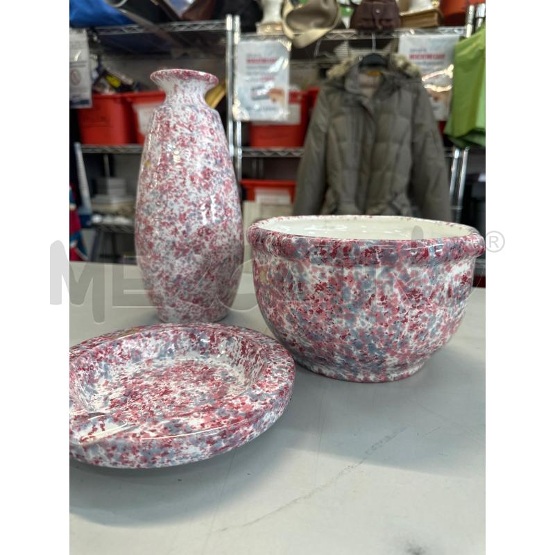 SET DA TAVOLO ROSA CON DIFETTI | Mercatino dell'Usato Chivasso 2
