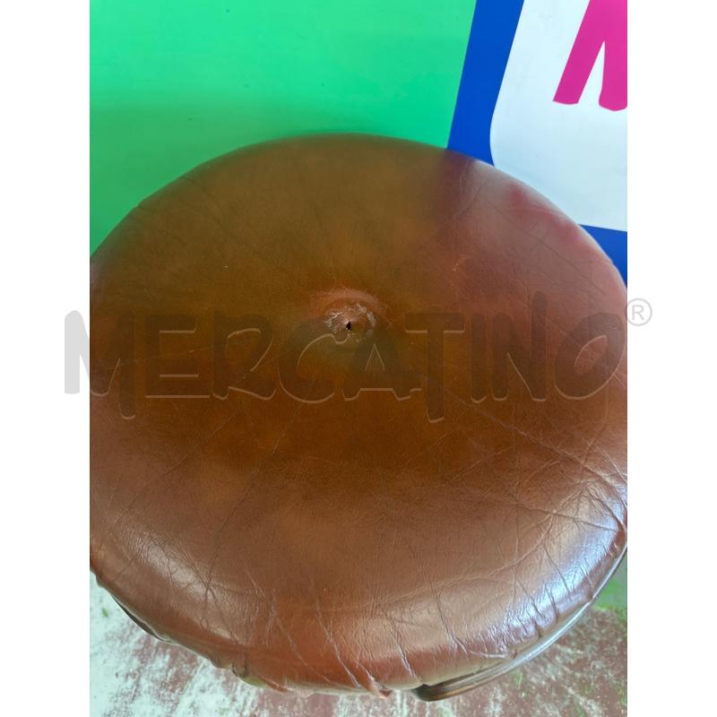 SGABELLO POUF NO BOTTONE ANNI 70 DESIGN  | Mercatino dell'Usato Chivasso 3
