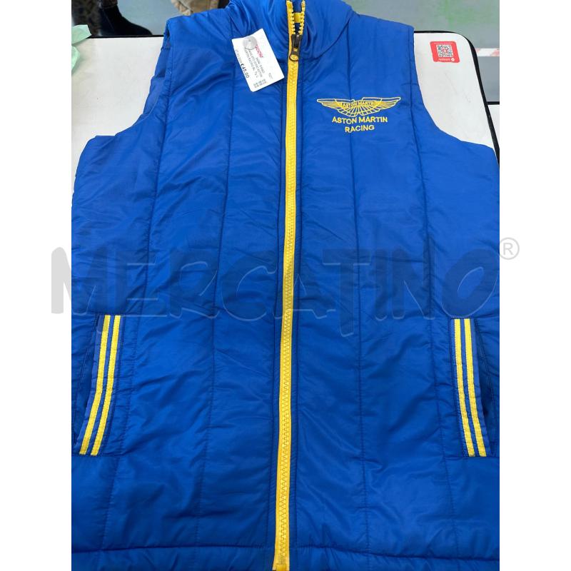 SMANICATO UOMO ASTON MARTIN RACING BLU ZIP GIALLE  | Mercatino dell'Usato Chivasso 1