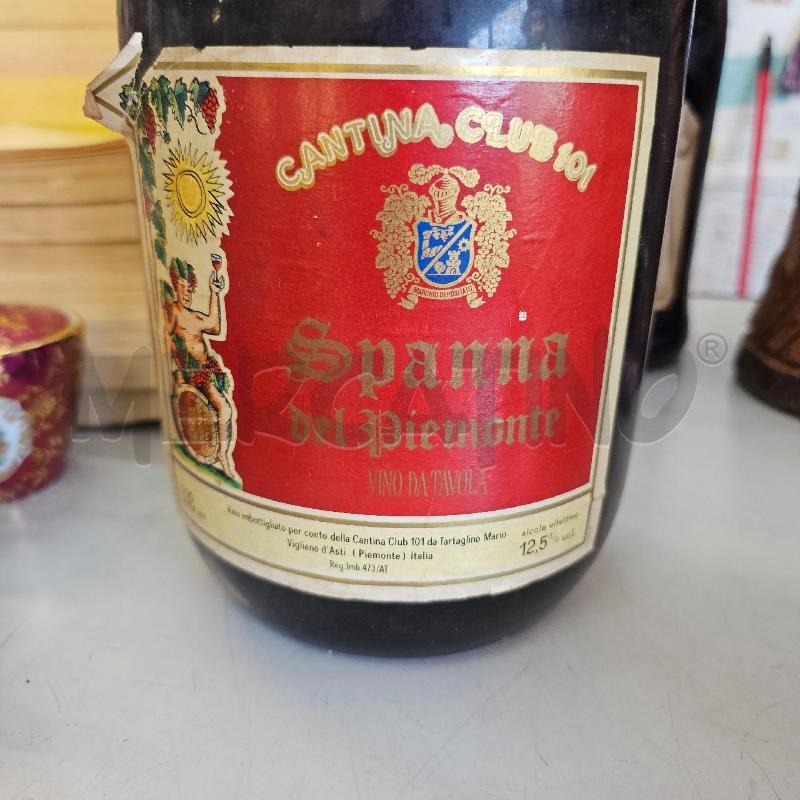 SPANNA CANTINA CLUB 101 3.78LITRI  1976 | Mercatino dell'Usato Chivasso 2
