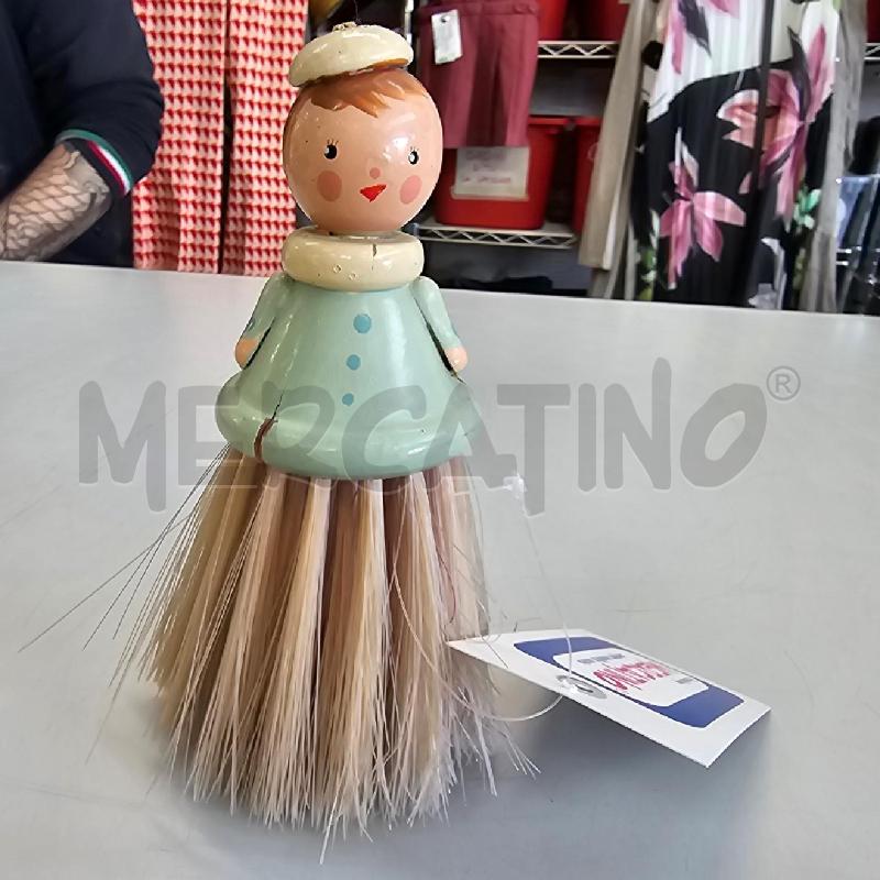 SPAZZOLINA VINTAGE IN LEGNO ACCA KAPPA | Mercatino dell'Usato Chivasso 1