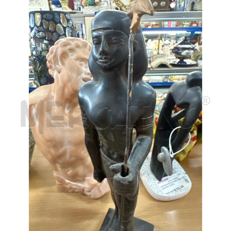 STATUA POLVERE DI MARMO EGIZIA  | Mercatino dell'Usato Chivasso 2