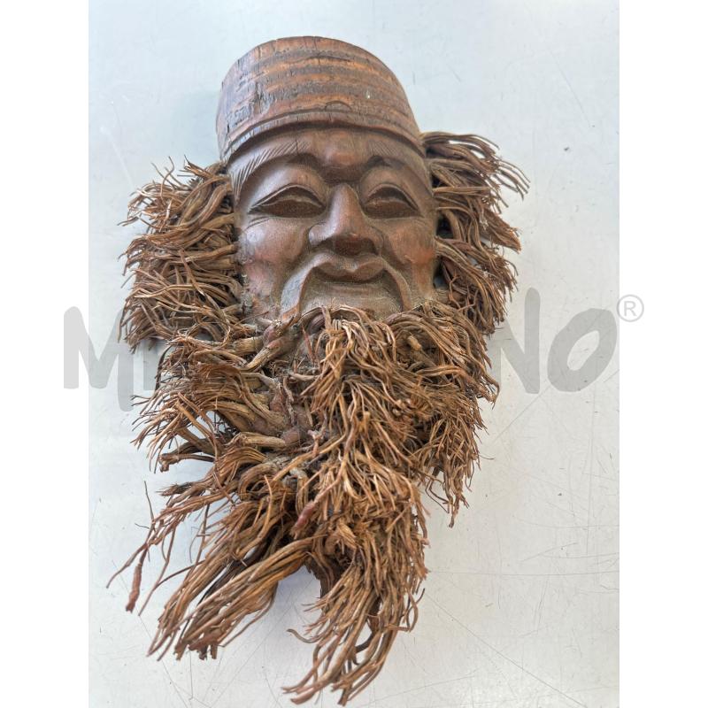 STATUA UOMO BARBUTO MASCHERA  | Mercatino dell'Usato Chivasso 1