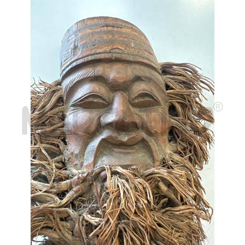 STATUA UOMO BARBUTO MASCHERA  | Mercatino dell'Usato Chivasso 2