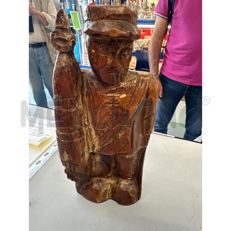 STATUETTA GENDARME LEGGNO  | Mercatino dell'Usato Chivasso 1