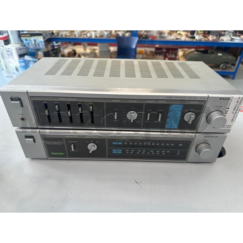 STEREO AMPLIFICATORE JA 340 TUNER JT 240L | Mercatino dell'Usato Chivasso 1