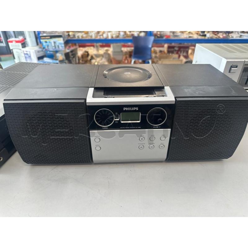 STEREO CASSE PHILIPS NERO GRIGIO  | Mercatino dell'Usato Chivasso 1