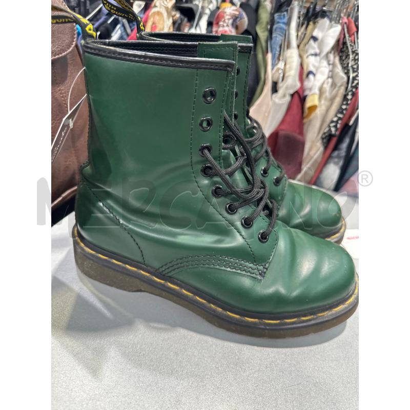 STIVALETTI DONNA DR MARTENS VERDI DIFETTO DAVANTI  | Mercatino dell'Usato Chivasso 1