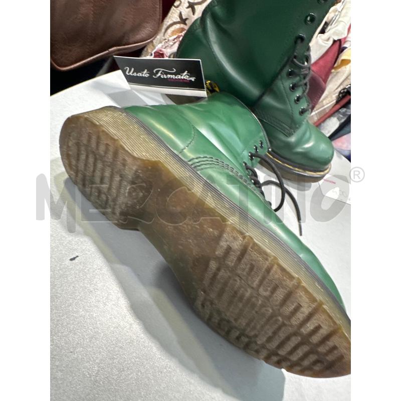 STIVALETTI DONNA DR MARTENS VERDI DIFETTO DAVANTI  | Mercatino dell'Usato Chivasso 2