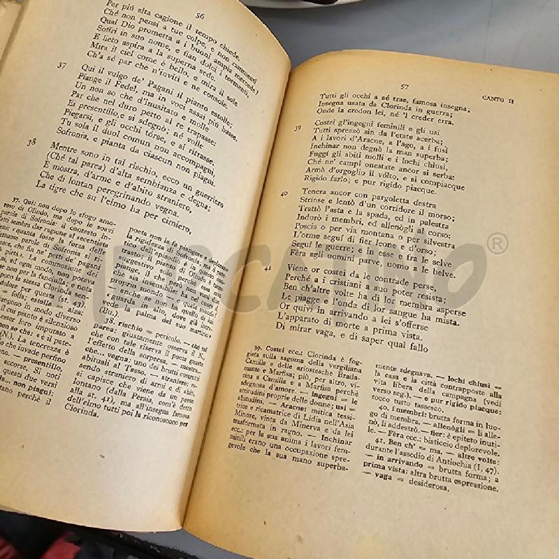 TARQUATO TASSO LA GERUSALEMME LIBERATA 1940 | Mercatino dell'Usato Chivasso 2