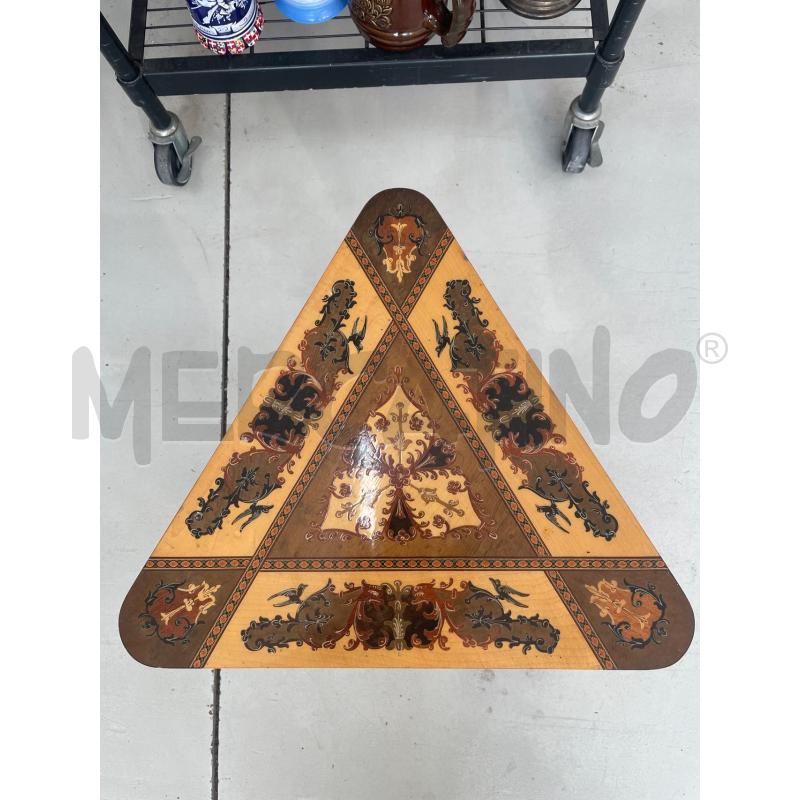 TAVOLINO TRIANGOLARE 3 PIEDI INIZIO 50' | Mercatino dell'Usato Chivasso 2