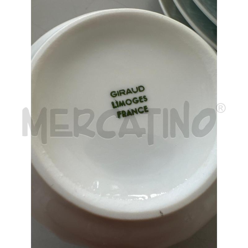 TAZZE PZ. 6 PIATTINI GIRAUD LIMOGES | Mercatino dell'Usato Chivasso 3