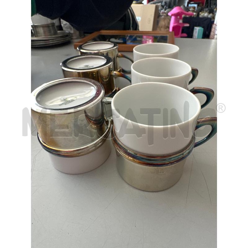 TAZZINE SILVER PLATED PZ 6  | Mercatino dell'Usato Chivasso 1