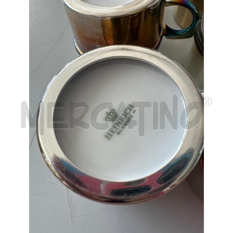 TAZZINE SILVER PLATED PZ 6  | Mercatino dell'Usato Chivasso 2