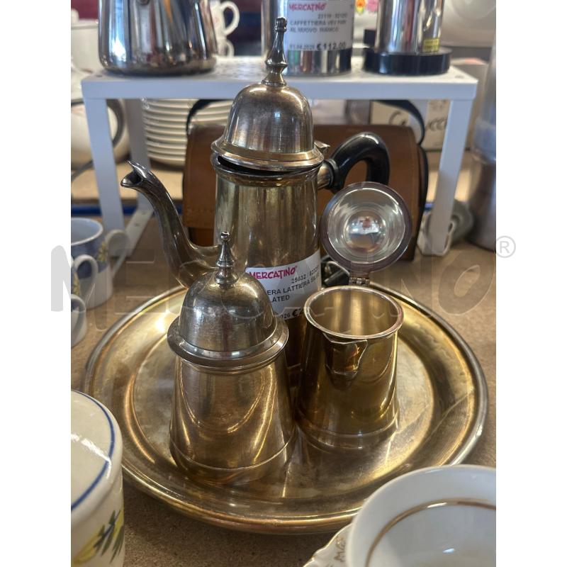 TEIERA LATTIERA SILVER PLATED  | Mercatino dell'Usato Chivasso 1