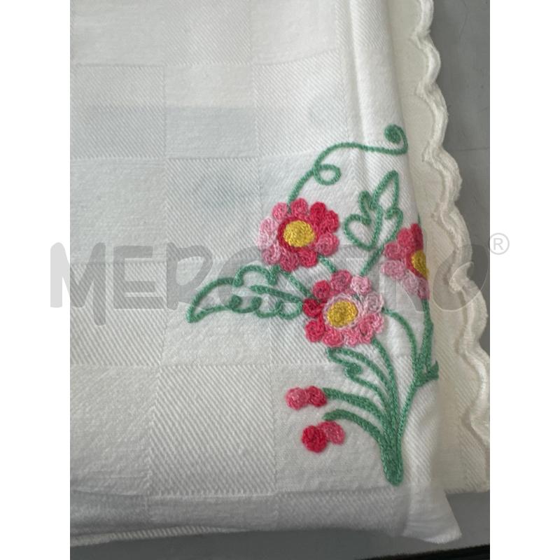 TOVAGLIA FIORI RICAMI DELLA NONNA RETTANGOLARE  | Mercatino dell'Usato Chivasso 2