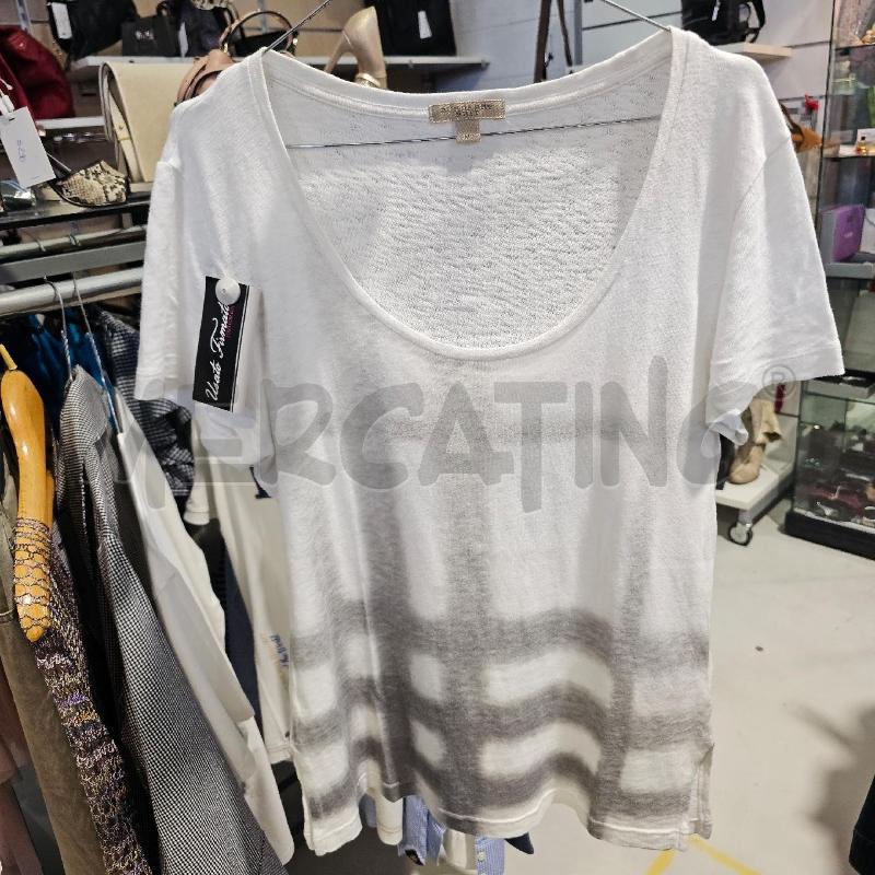 T SHIRT DONNA BIANCO BURBERRY | Mercatino dell'Usato Chivasso 1