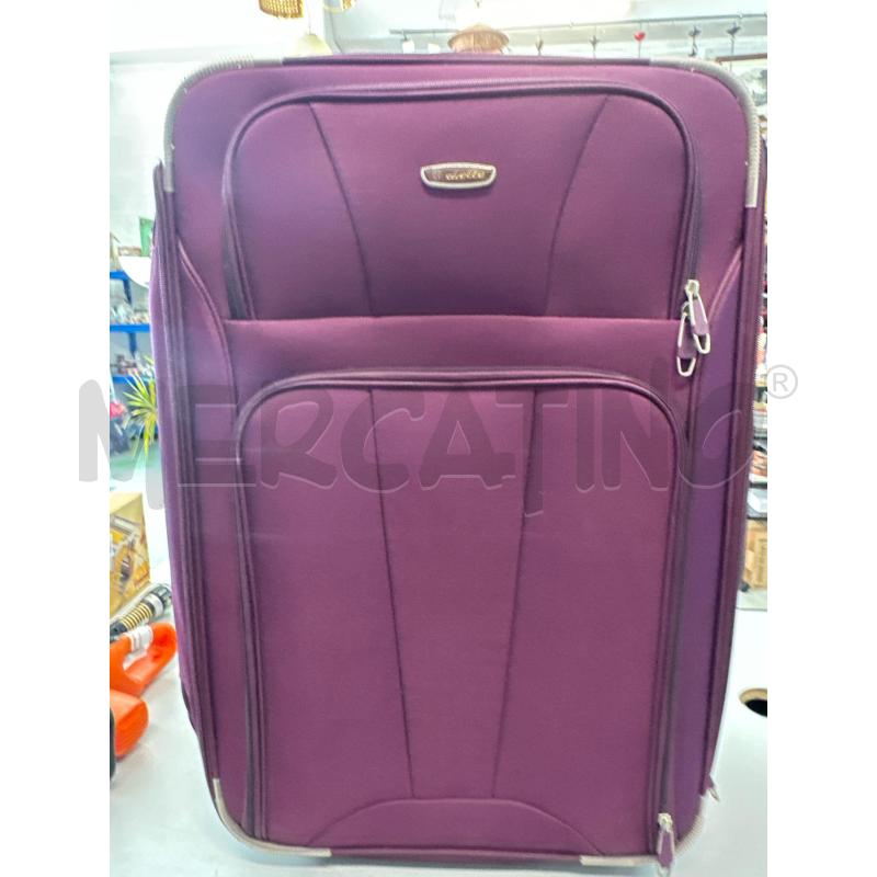 VALIGIA DIELLE VIOLA TELA TROLLEY  | Mercatino dell'Usato Chivasso 1