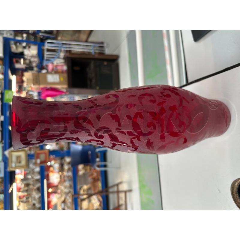 VASO BORDEAUX VETRO SATINATO  | Mercatino dell'Usato Chivasso 1